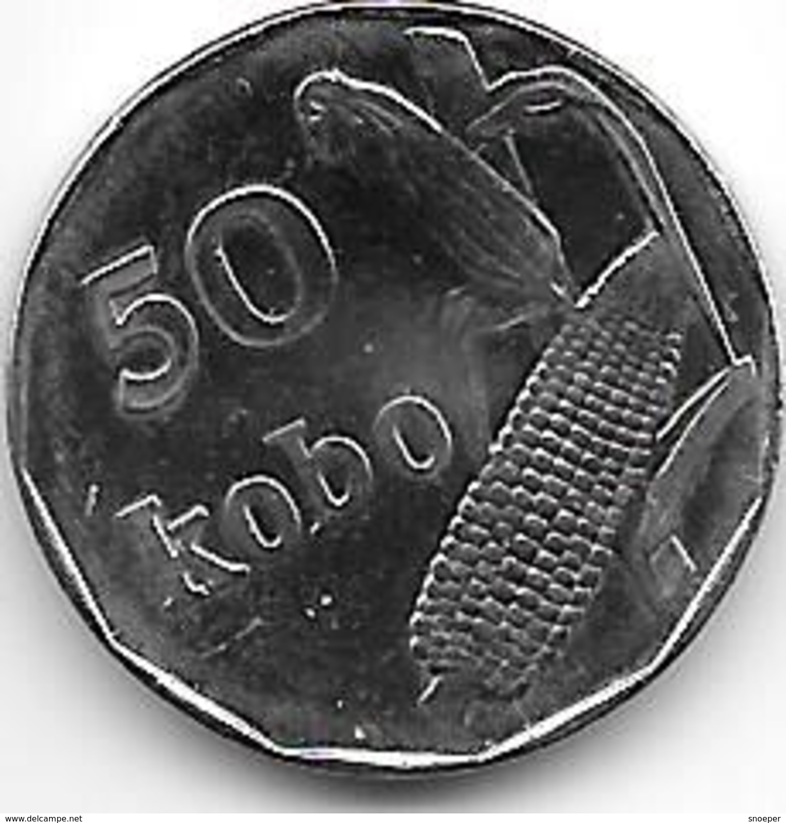 *nigeria 50 Kobo 2006  Km 13.3 Unc - Nigeria