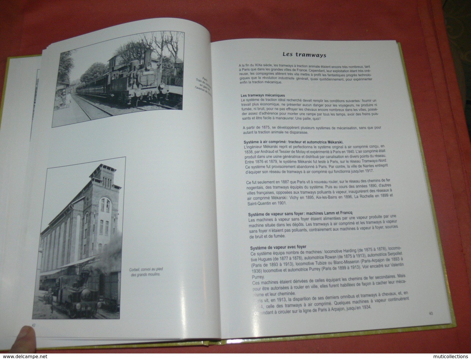 LA VIE EN 1900 / LES MOYENS DE TRANSPORT / ROULOTTE / TRAMWAY / TRAIN VAPEUR / BALLON MONTE / DIRIGEABLE VALEUR 27 EUROS