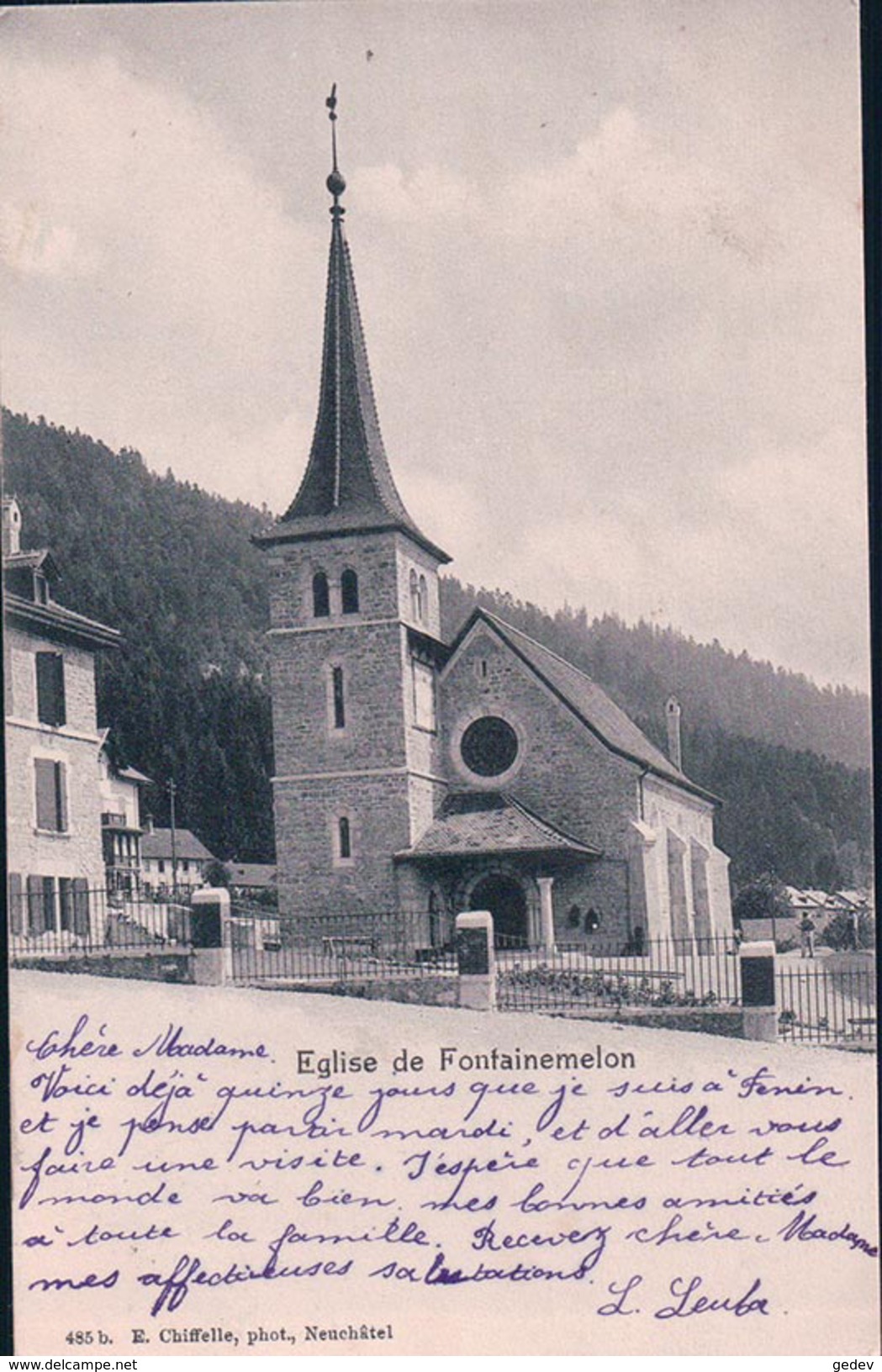 Fontainemelon, L'Eglise (485 B) - Fontainemelon