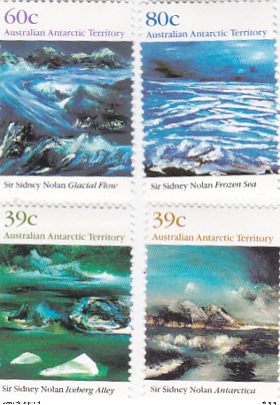 Australian Antarctic Territory  ASC 83-86 1989 Landscapes Set MNH - Unused Stamps