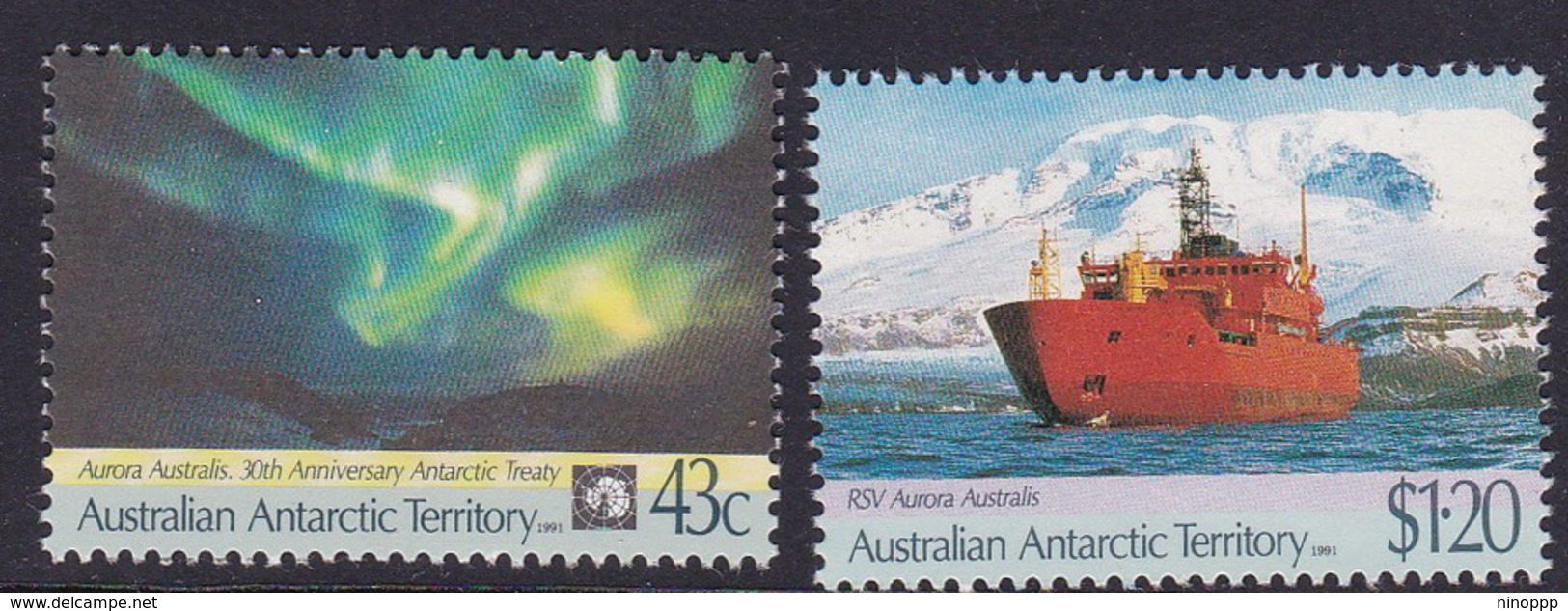 Australian Antarctic Territory  ASC 87-88 1991 Antarctic Treaty MNH - Unused Stamps