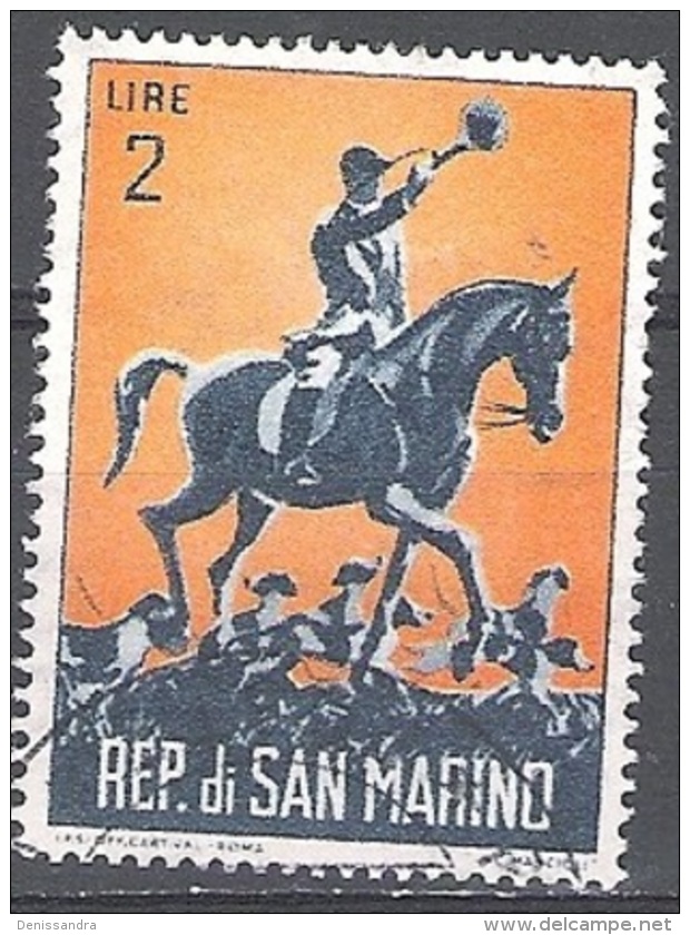 San Marino 1962 Michel 740 O Cote (2006) 0.10 Euro La Chasse Cachet Rond - Usados