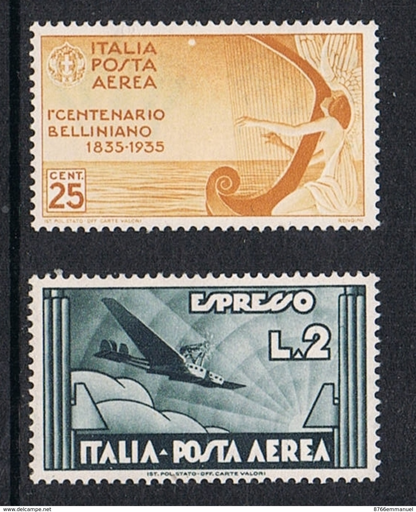 ITALIE AERIEN N°41 Et 86 N** - Poste Aérienne