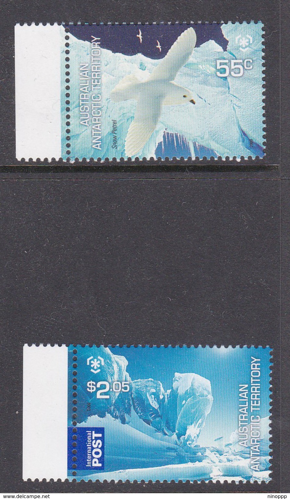 Australian Antarctic Territory  ASC 180-181 2009 Poles And Glaciers MNH - Unused Stamps