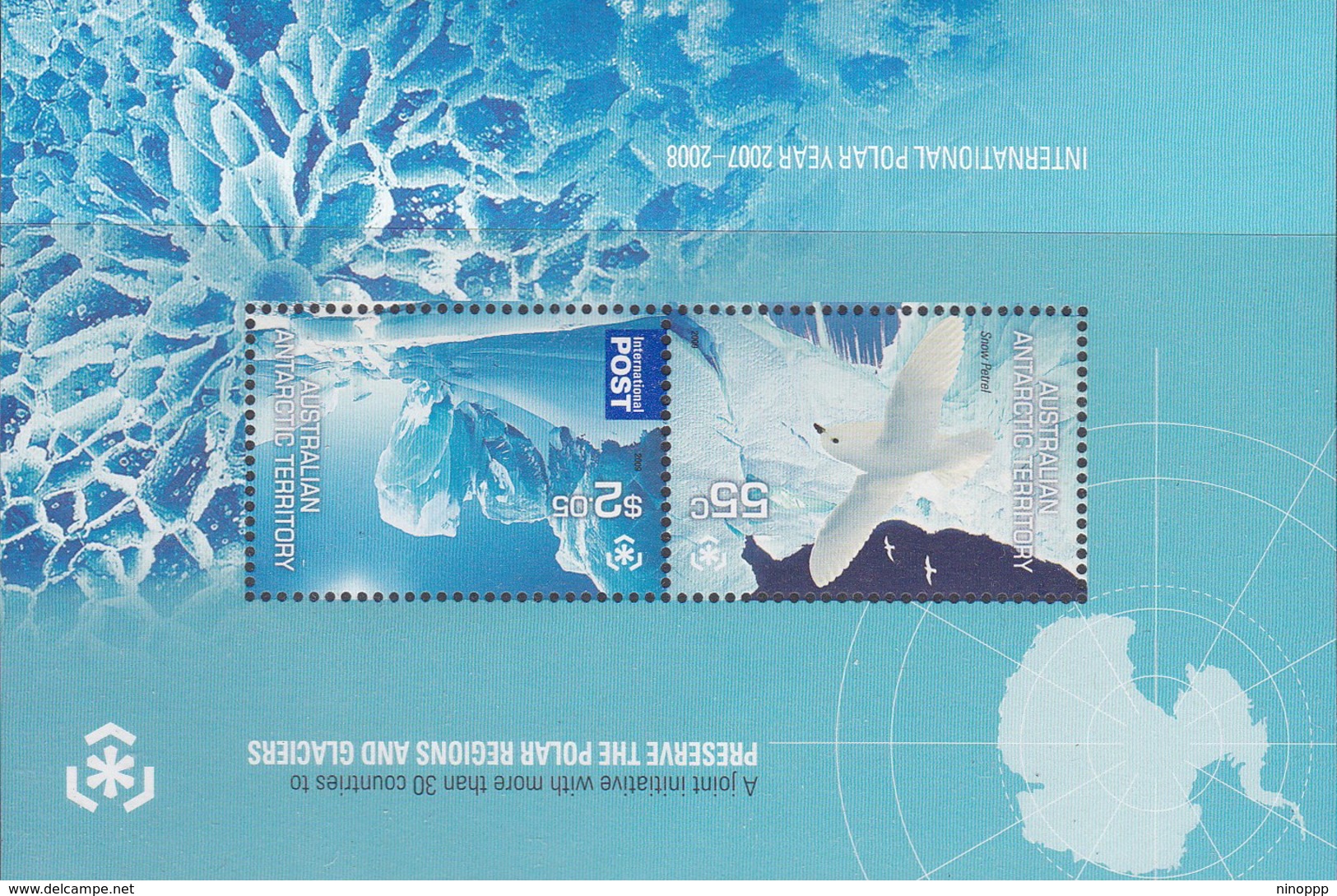 Australian Antarctic Territory  ASC 181MS 2009 Poles And Glaciers Miniature Sheet MNH - Ongebruikt