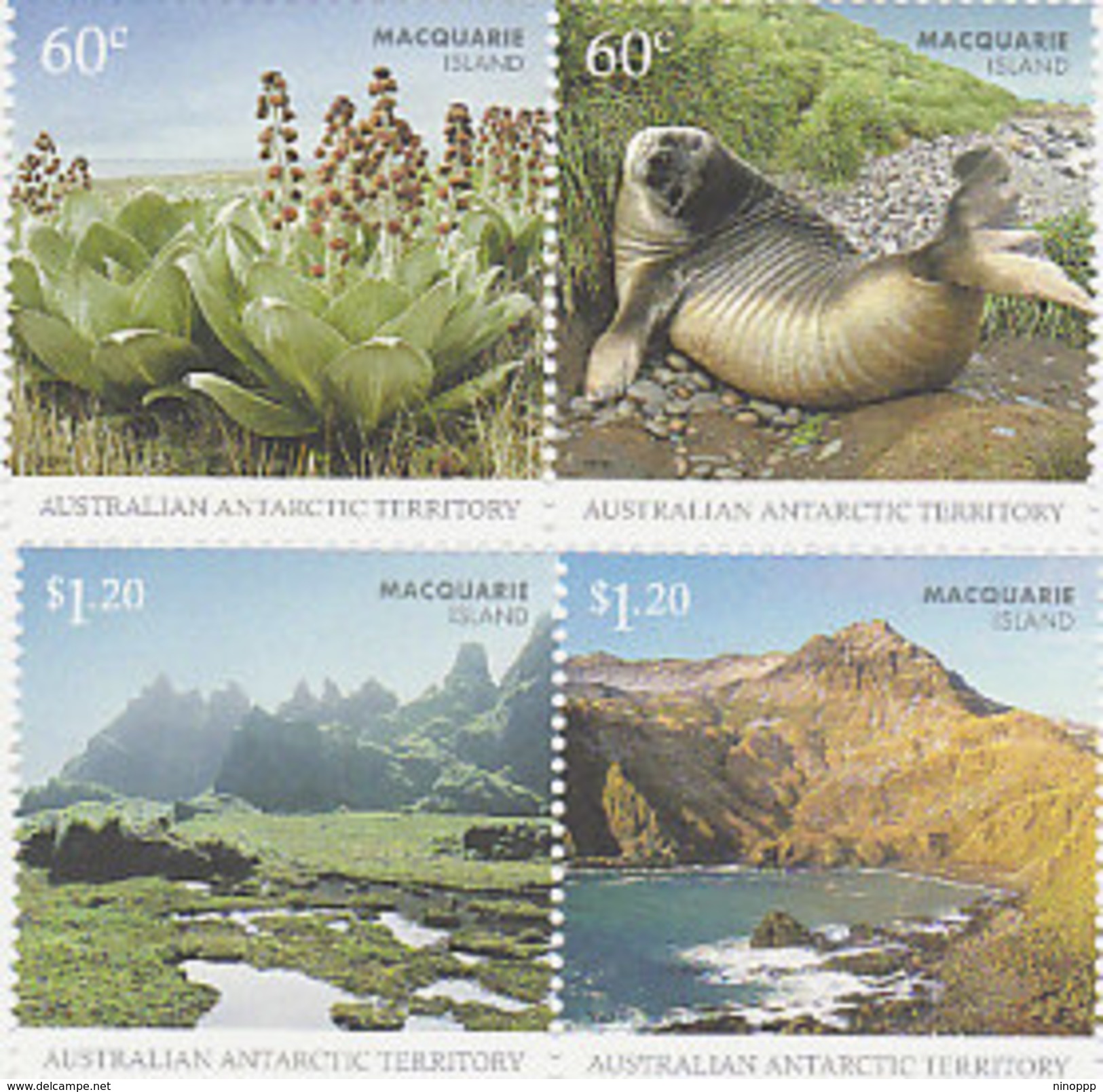 Australian Antarctic Territory  ASC 182-185 2010 Macquarie Island Set MNH - Unused Stamps