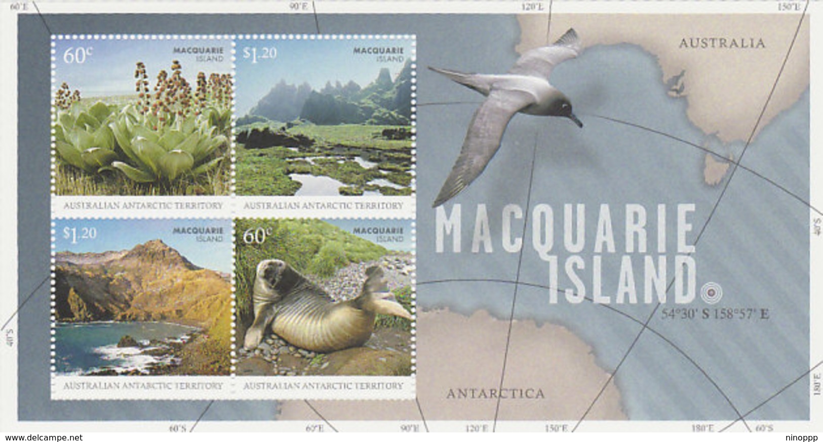 Australian Antarctic Territory  ASC 185MS 2010 Macquarie Island MS MNH - Unused Stamps