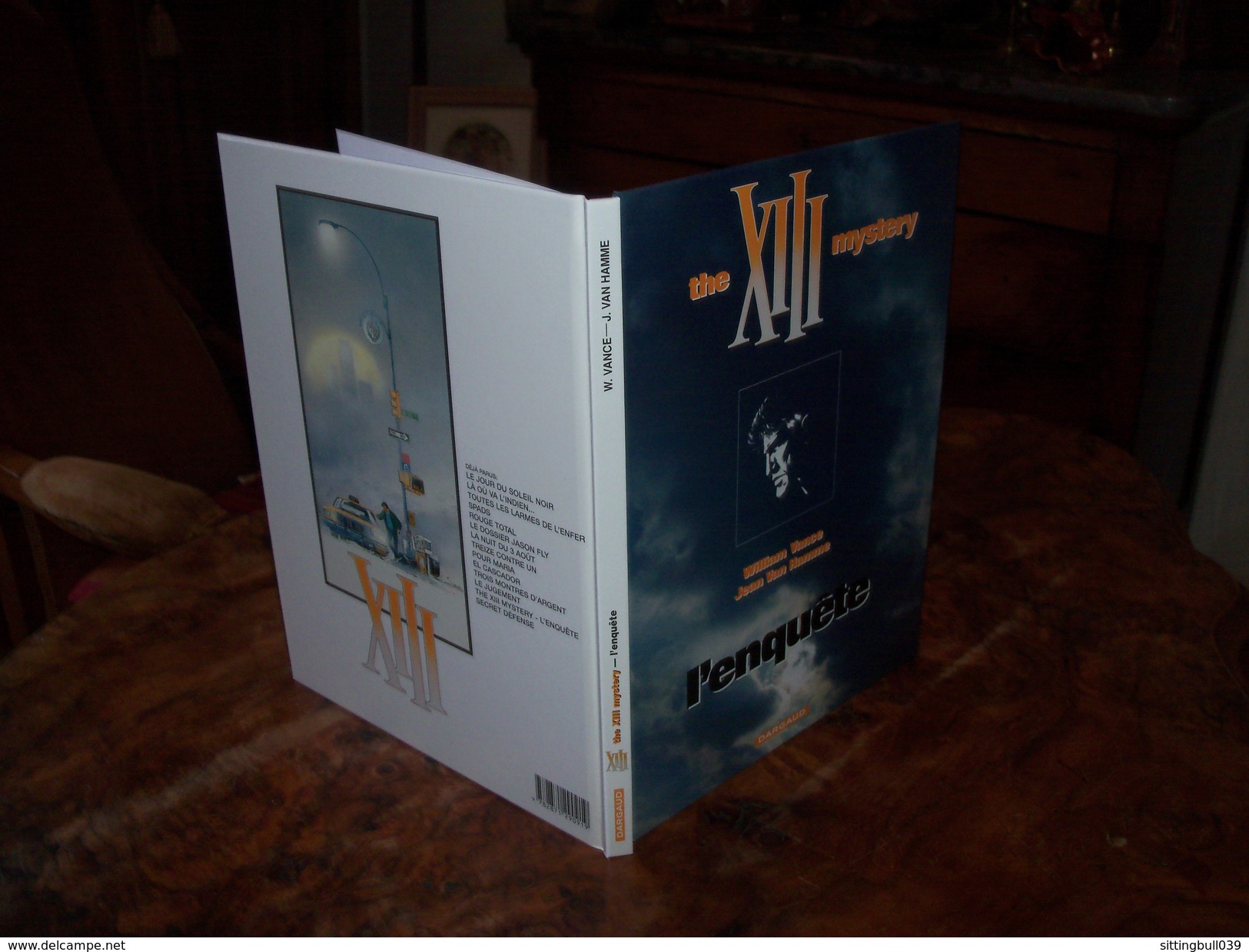 VANCE. The XIII Mystery. L'Enquête. TL Nté Et Signé + 3 TP Et Tampons La Poste Belge + 1 D'Angoulême BD 2004. Dargaud B. - XIII