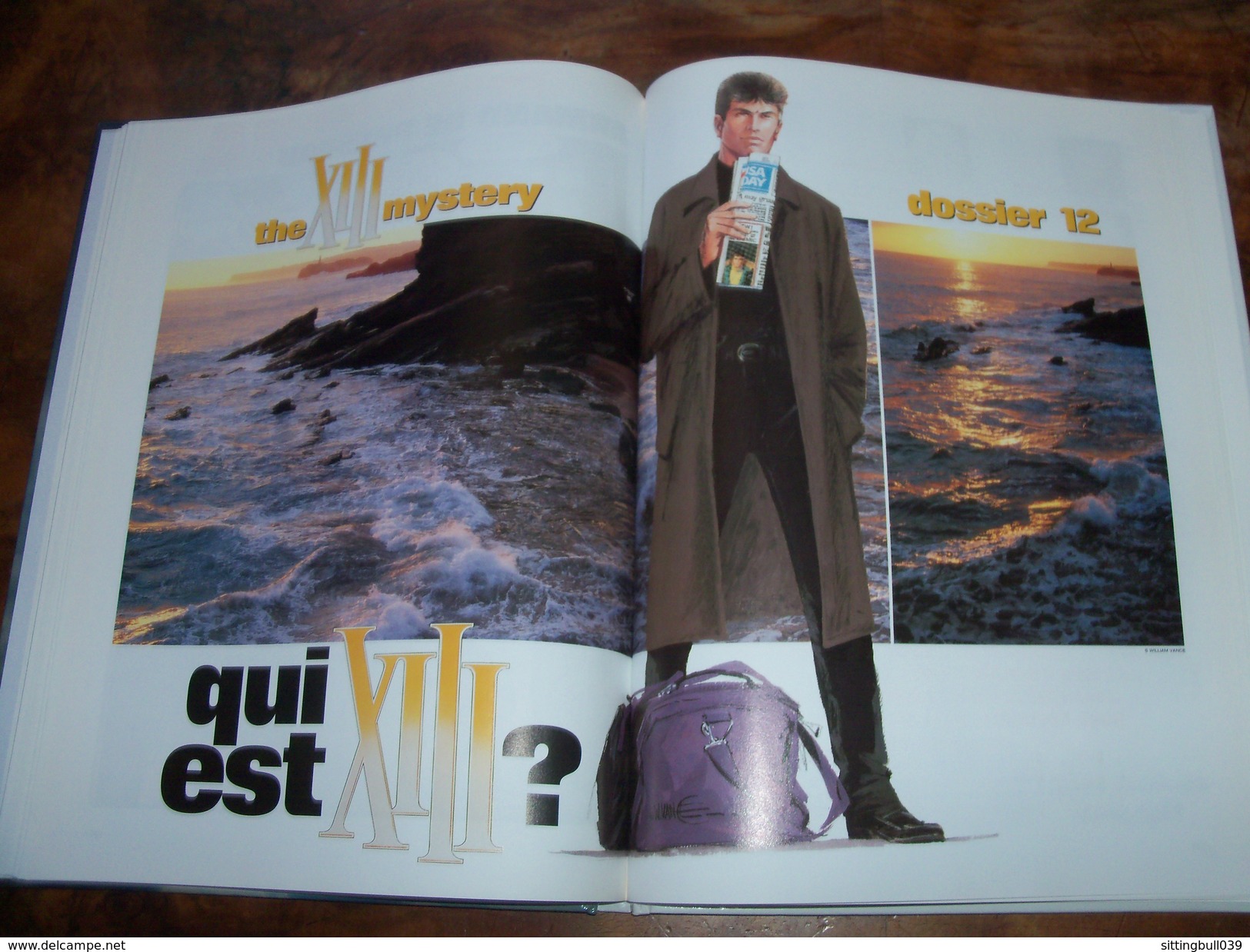 VANCE. The XIII Mystery. L'Enquête. TL Nté et signé + 3 TP et Tampons La Poste Belge + 1 d'Angoulême BD 2004. Dargaud B.