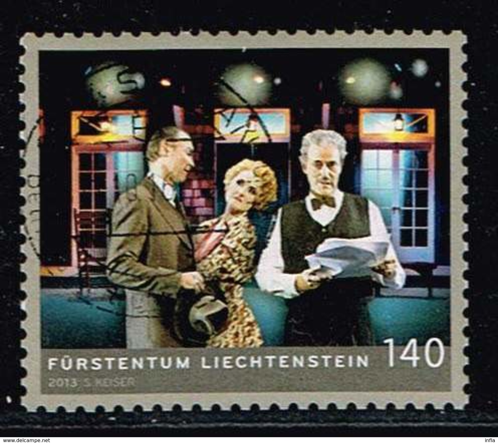 Liechtenstein 2013, Michel# 1687 O     Performing Arts In Liechtenstein - Theater - Used Stamps