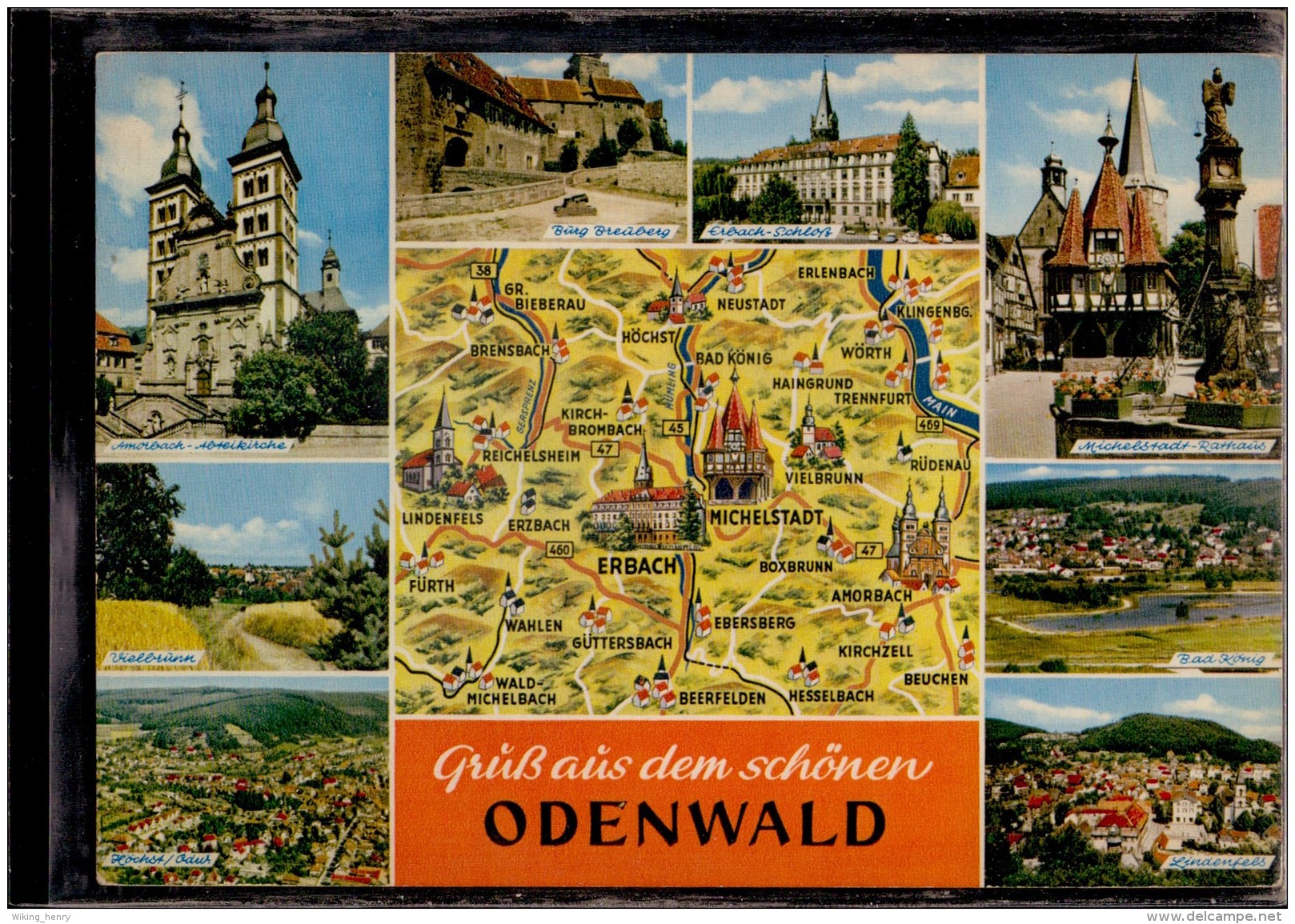 Odenwald - Mehrbildkarte 8 - Odenwald