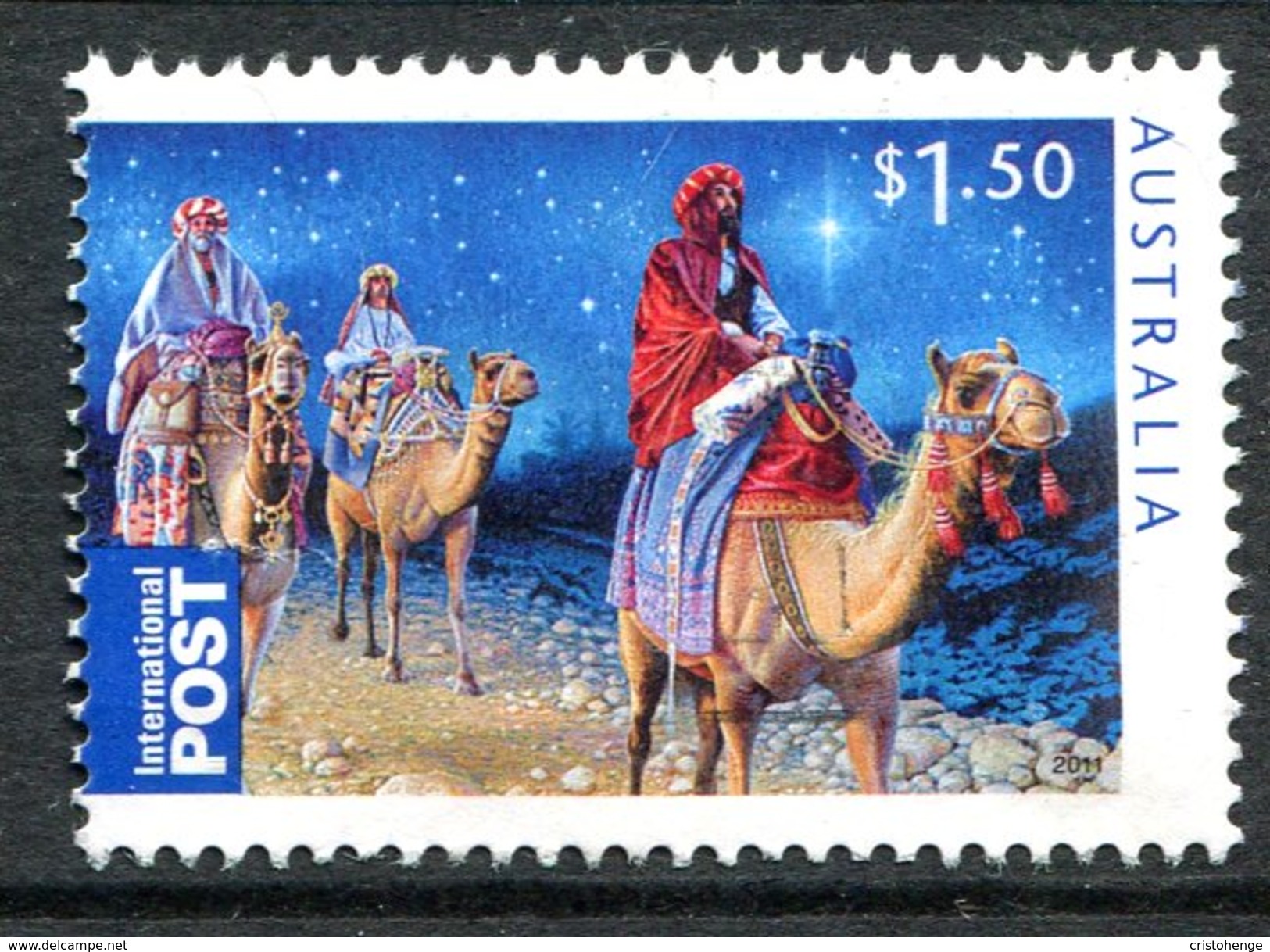 Australia 2011 Christmas (1st Issue) - $1.50 Sheet Stamp Used - Usati