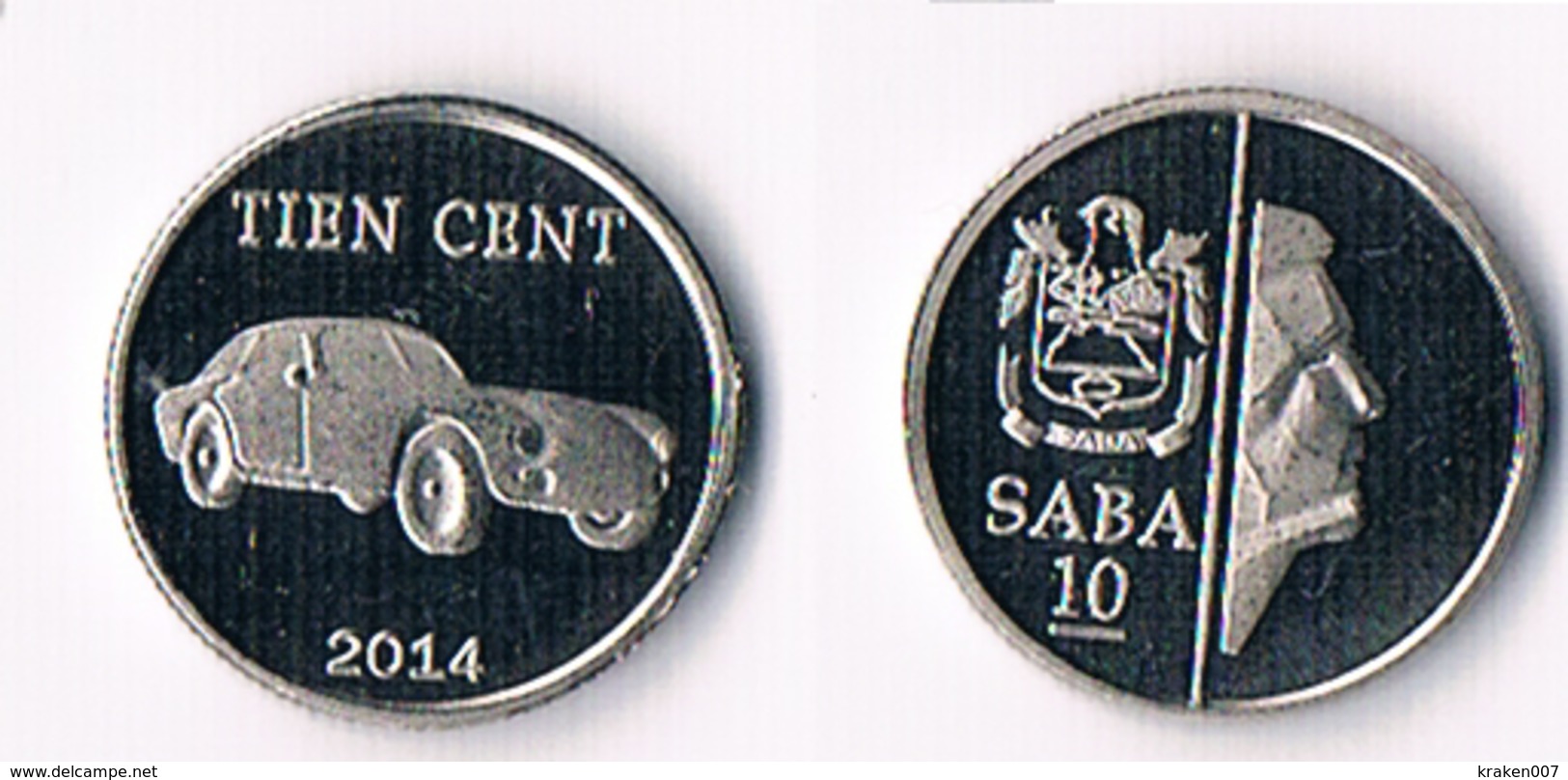 Saba 10 Cents  2014 - Antille Olandesi