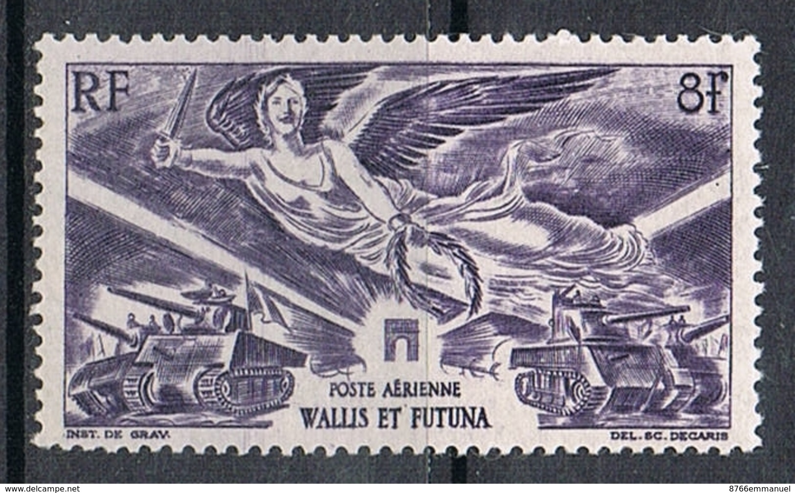 WALLIS-ET-FUTUNA AERIEN N°4 N** - Unused Stamps