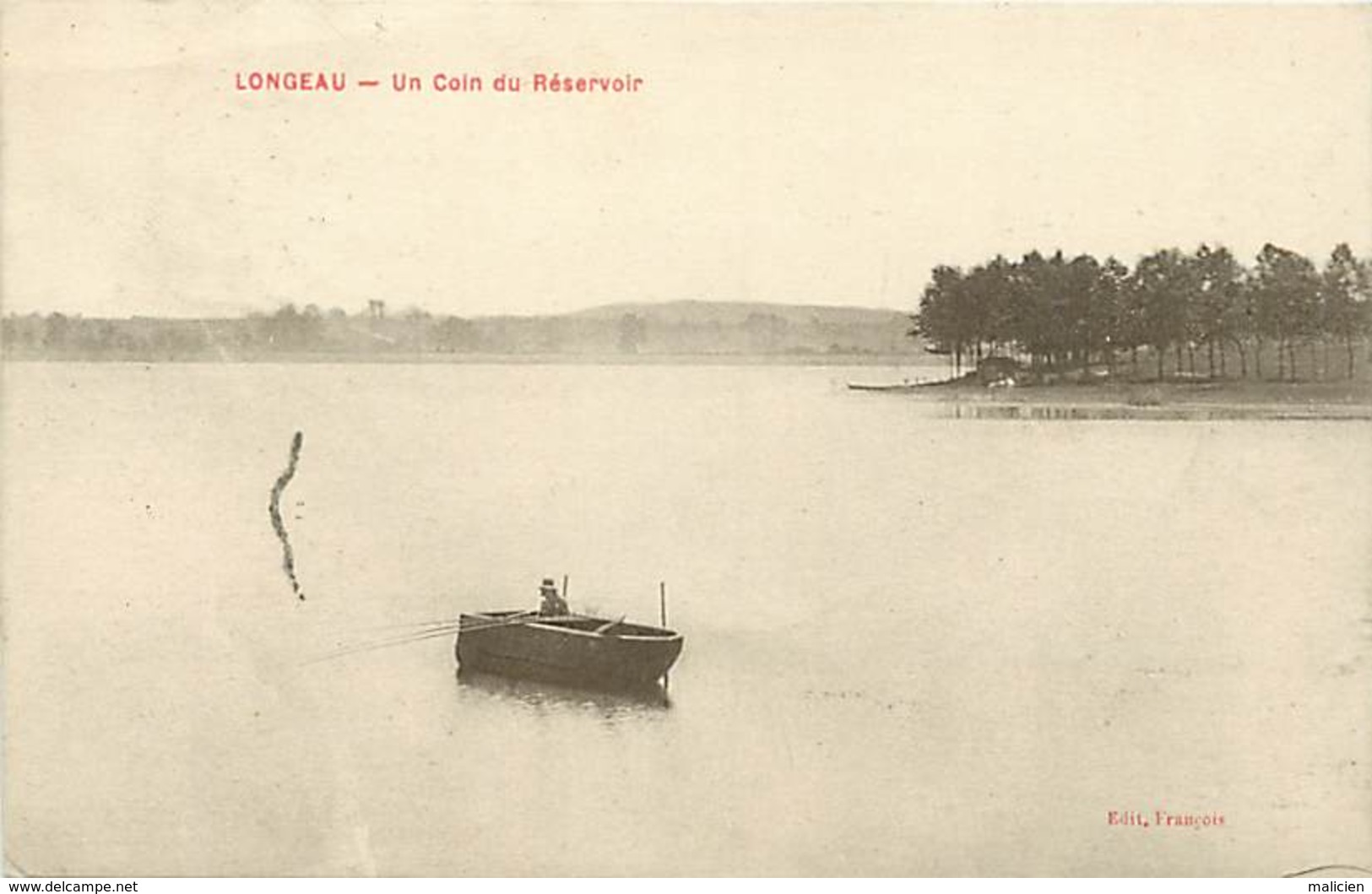 -dpts Div-ref-PP90- Haute Marne - Longeau - Un Coin Du R"eservoir - Pecheur A La Ligne - Pecheurs - Peche A La Ligne - - Le Vallinot Longeau Percey