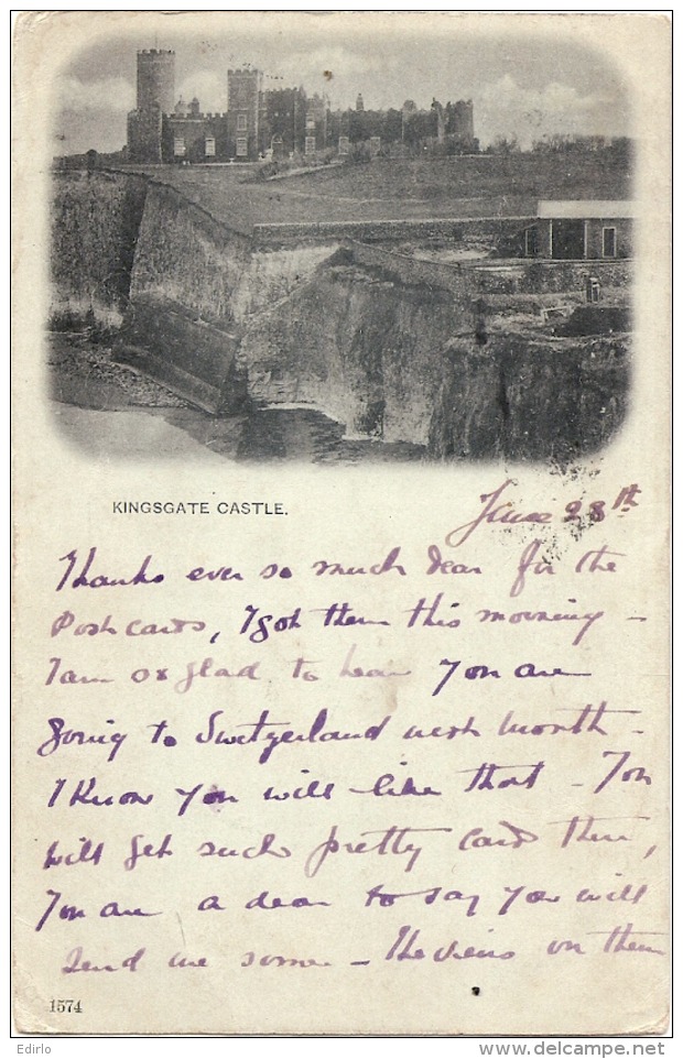 Kingsgate Castel - Stamped 1900 - - Other & Unclassified