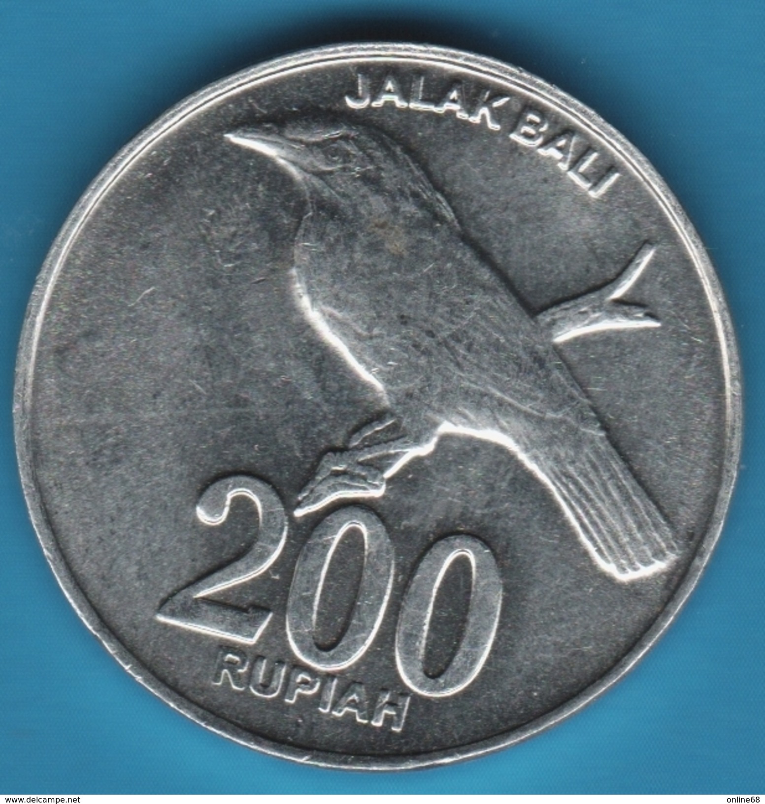 INDONESIA 200 RUPIAH 2003 ANIMAL JALAK BALI KM# 66 - Indonesia