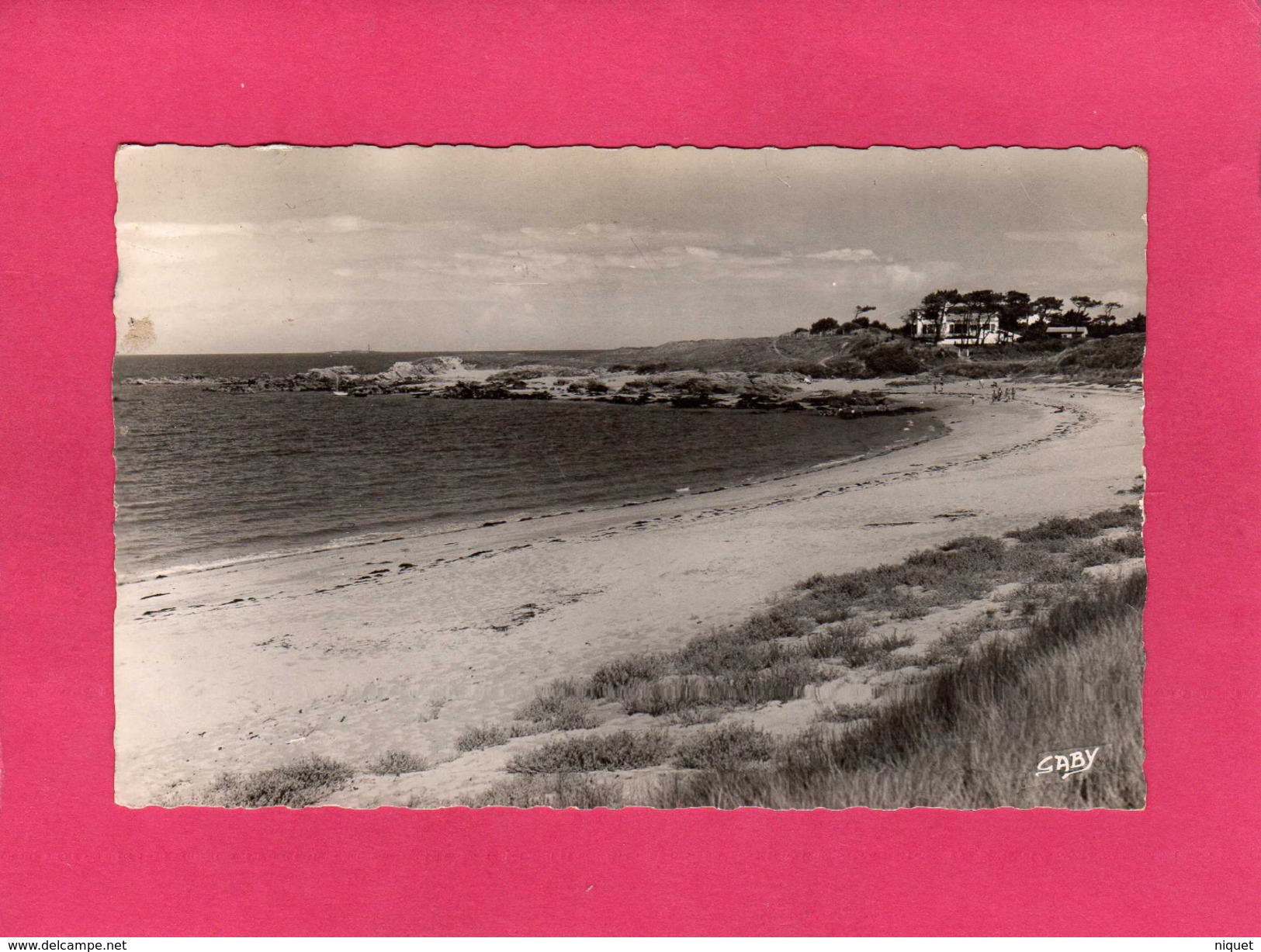 85 VENDEE, ILE DE NOIRMOUTIER, L'Herbaudière, Plage De Luzéronde,1954, (Gaby) - Ile De Noirmoutier