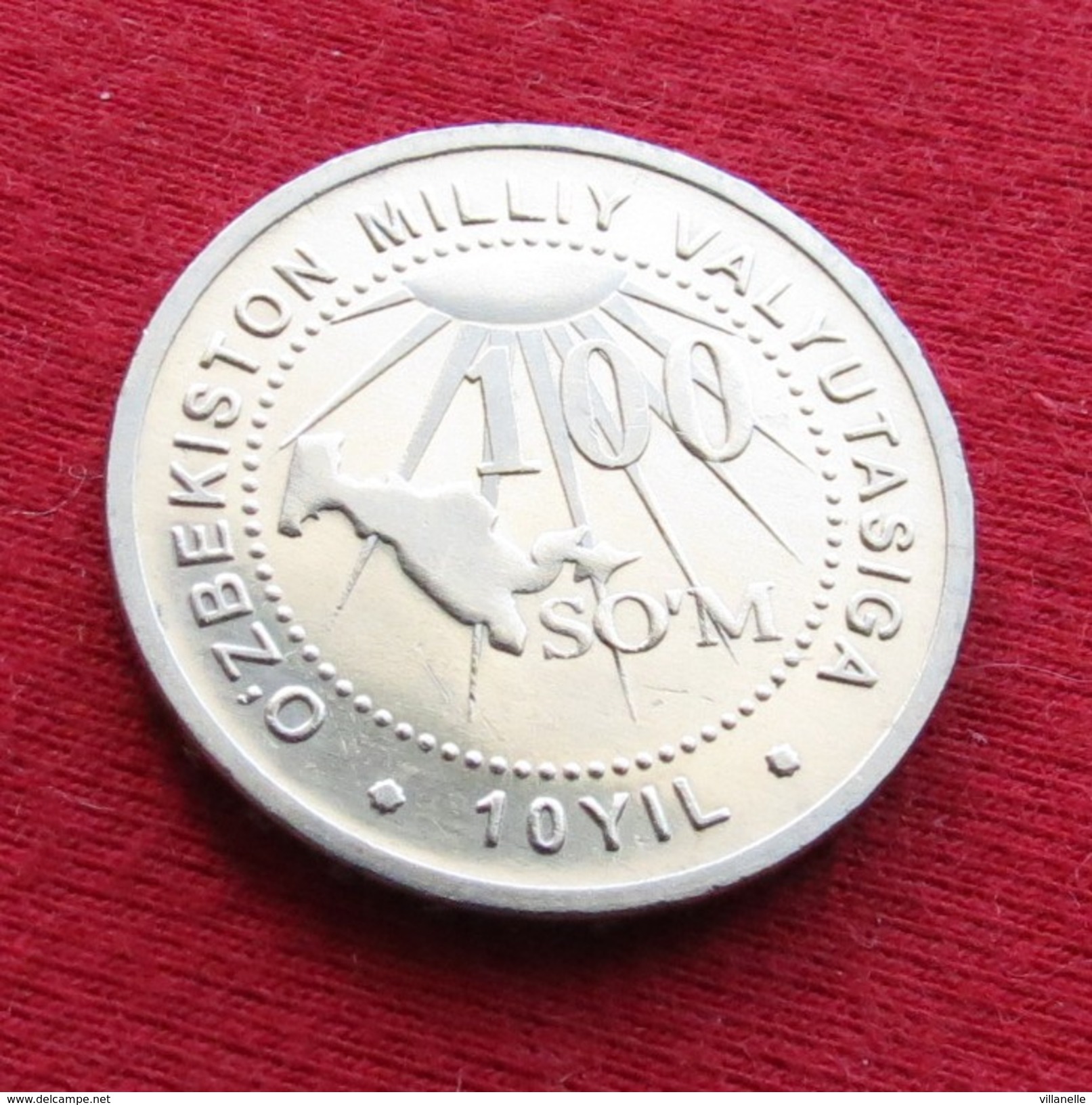 Uzbekistan 100 Som 2004  Usbequistão Uzbequistao UNCºº - Ouzbékistan