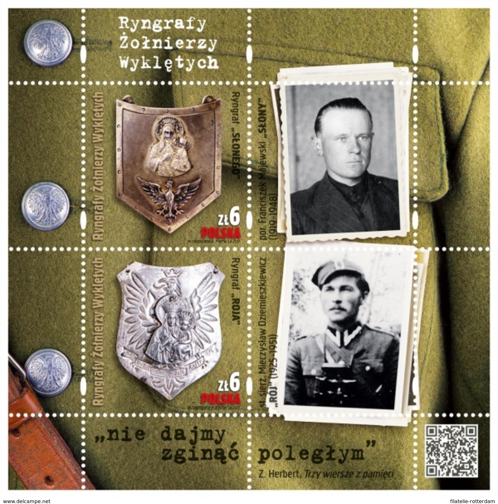 Polen / Poland - Postfris / MNH - Sheet Soldaten 2017 - Nuovi