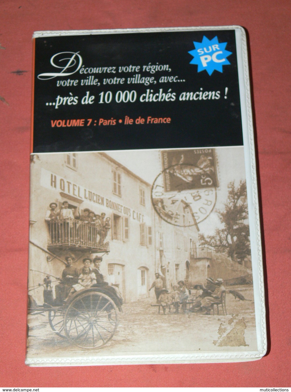 CD ROM REPRODUCTION CPA /10.000 CLICHES ANCIENS VILLAGES ILE DE FRANCE /  BARBIZON /  SENLIS / GIVERNY / PROVINS / MILLY - Music On DVD