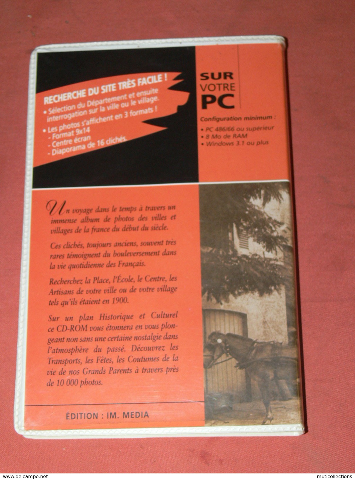 CD ROM REPRODUCTION CPA /10.000 CLICHES ANCIENS VILLAGES ILE DE FRANCE /  BARBIZON /  SENLIS / GIVERNY / PROVINS / MILLY - Musik-DVD's