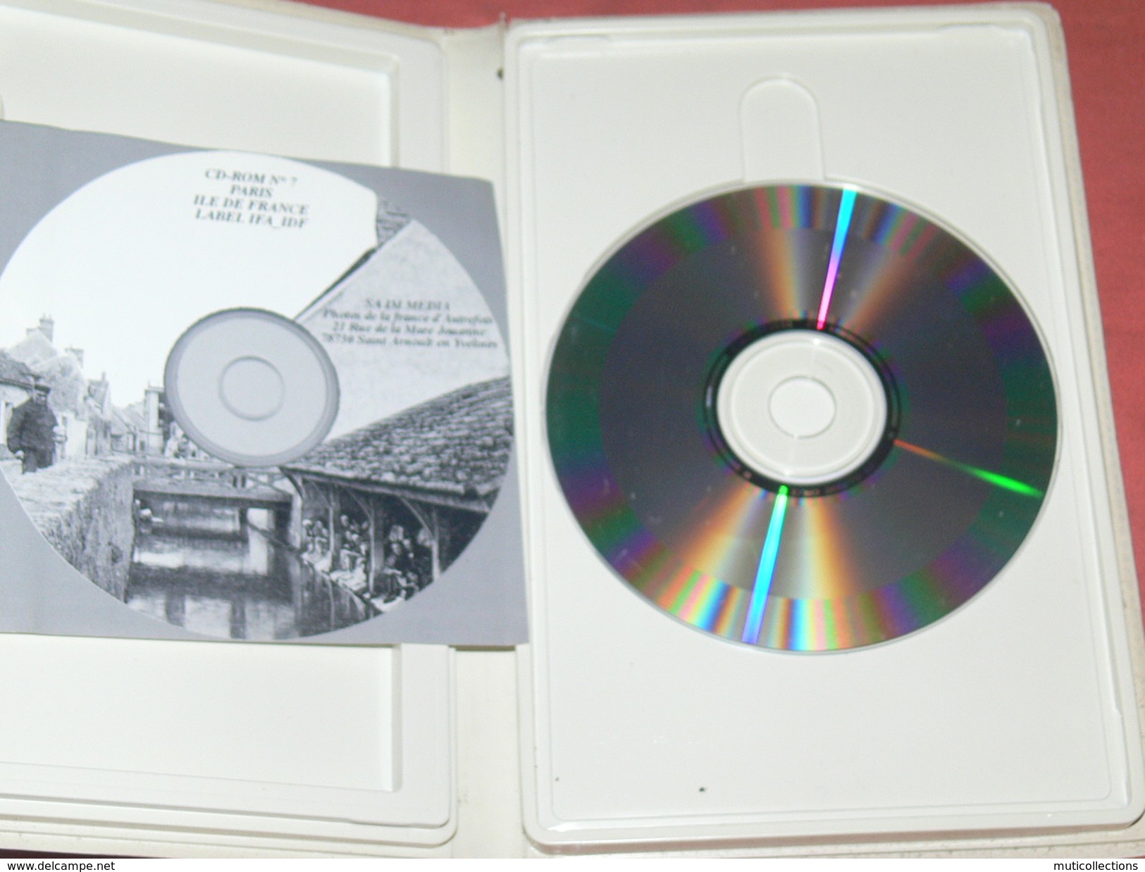 CD ROM REPRODUCTION CPA /10.000 CLICHES ANCIENS VILLAGES ILE DE FRANCE /  BARBIZON /  SENLIS / GIVERNY / PROVINS / MILLY - Music On DVD