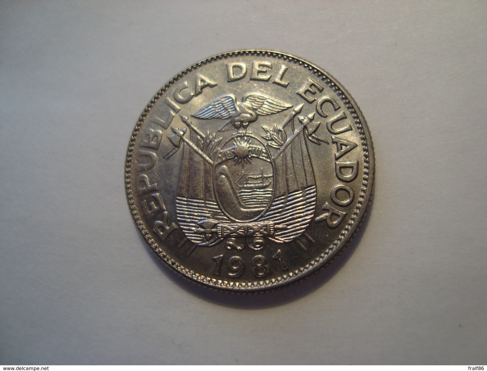 MONNAIE EQUATEUR 1 SUCRE 1981 - Ecuador