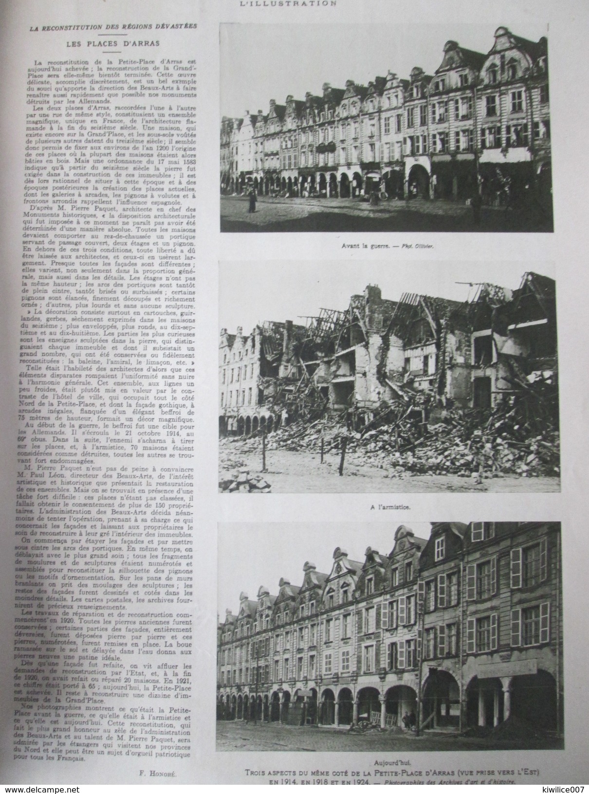 La Reconstruction  Place D Arras   1914 1918 1924  Japon   Parc UYENO Théatre Osaka  Filatures De Coton De   KIshiwada - Non Classés