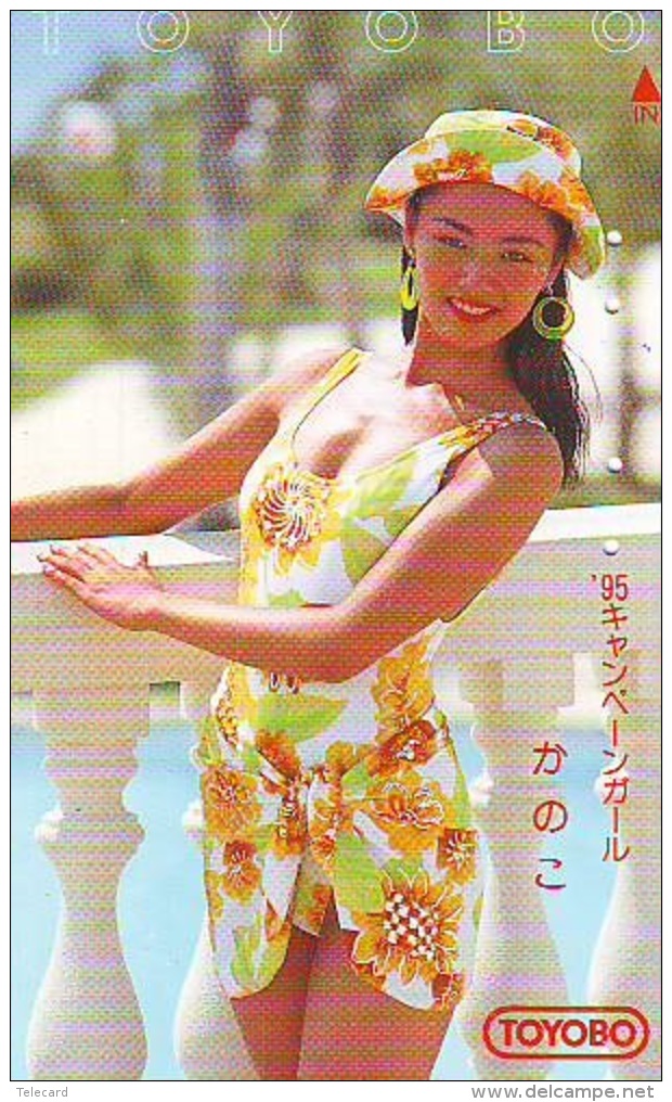 Télécarte Japon EROTIQUE (5887) * EROTIC * Japan * ACTRESS * TK * BIKINI  GIRL * BATHCLOTHES * FEMME * SEXY LADY - Mode