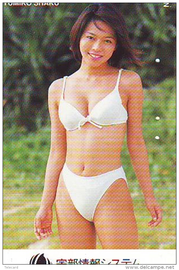 Télécarte Japon EROTIQUE (5903)  EROTIC * Japan * ACTRESS * TK * BIKINI  GIRL * BATHCLOTHES * FEMME * SEXY LADY - Mode