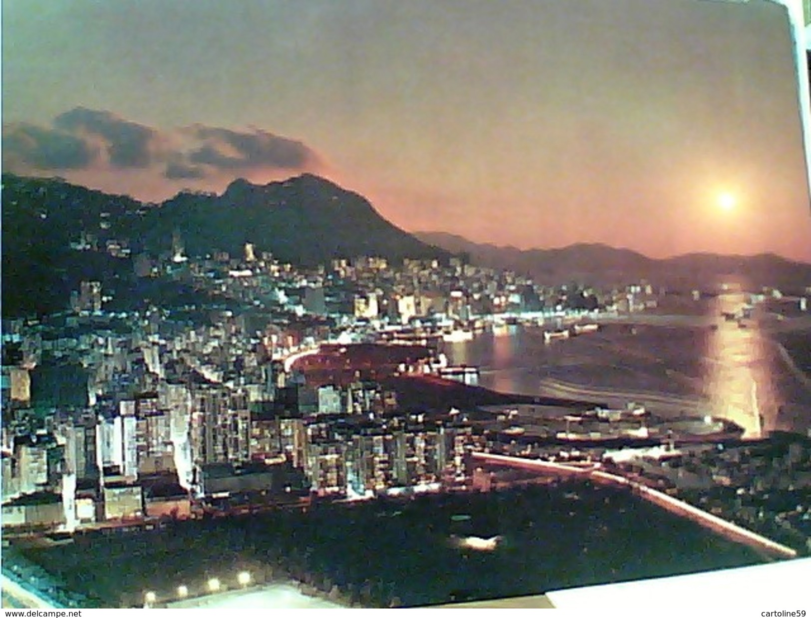 HONG KONG  VICTORIA  BY NIGHT  N1975 GC13661 - Cina (Hong Kong)