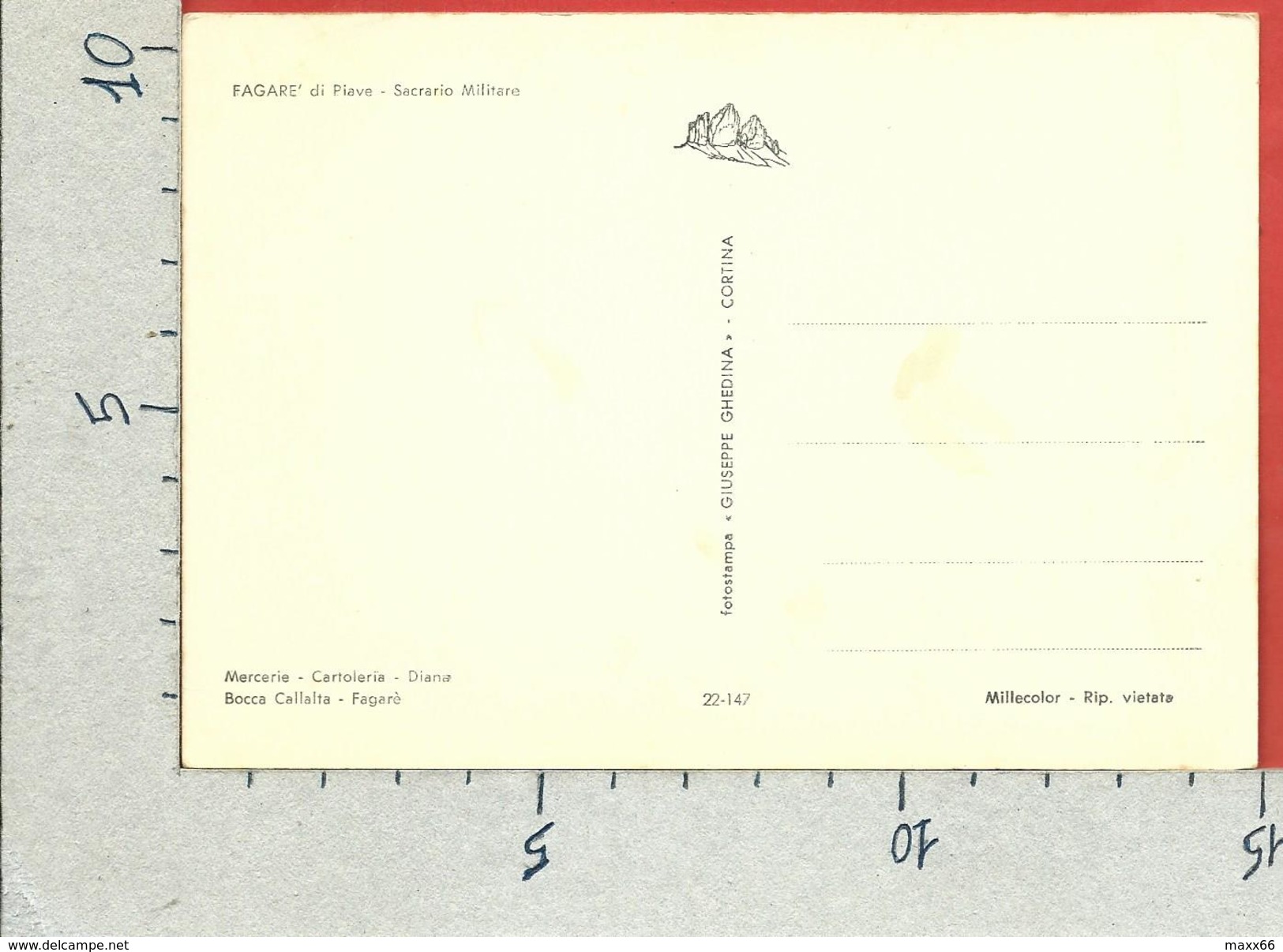 CARTOLINA NV ITALIA - SAN BIAGIO DI CALLALTA (TV) - Fagarè Della Battaglia - Sacrario Militare - 10 X 15 - Treviso