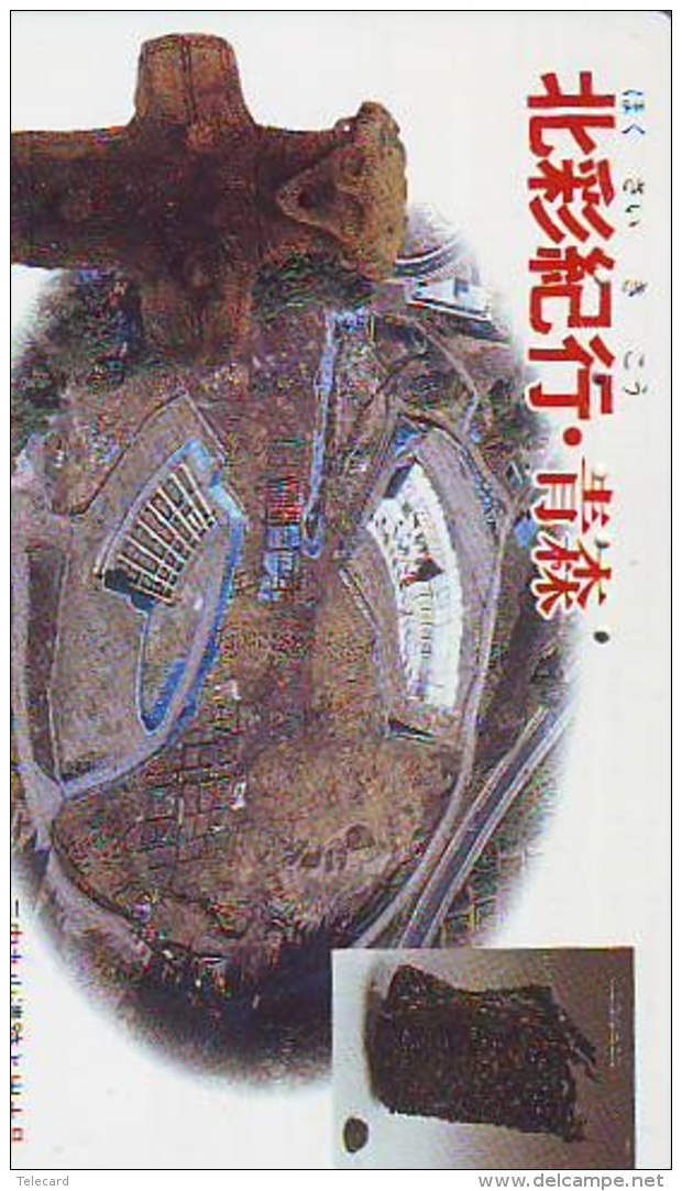 Télécarte Japon * Archaéologie Préhistoire (5)  Japan Phonecard Archaeology * Telefonkarte - Paysages