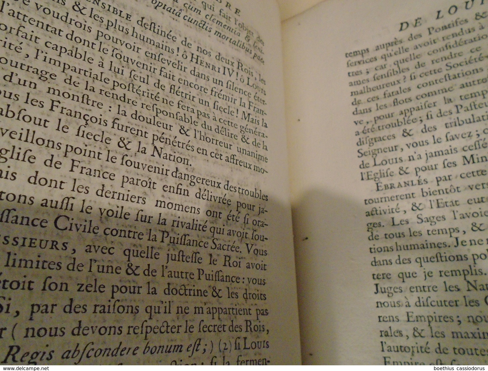 IN-4 avec 2 gravures : ORAISON FUNEBRE DE LOUIS XV 1774 (voir détail)