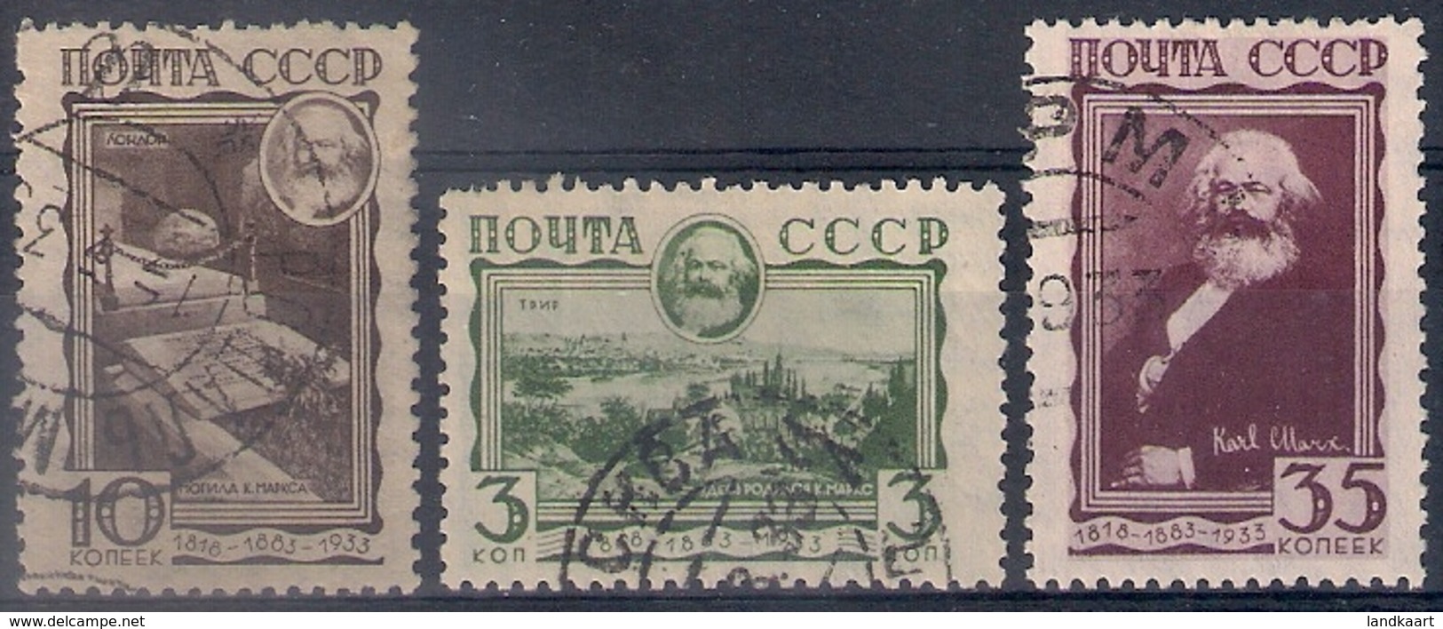 Russia 1933, Michel Nr 424-26, Used - Usados