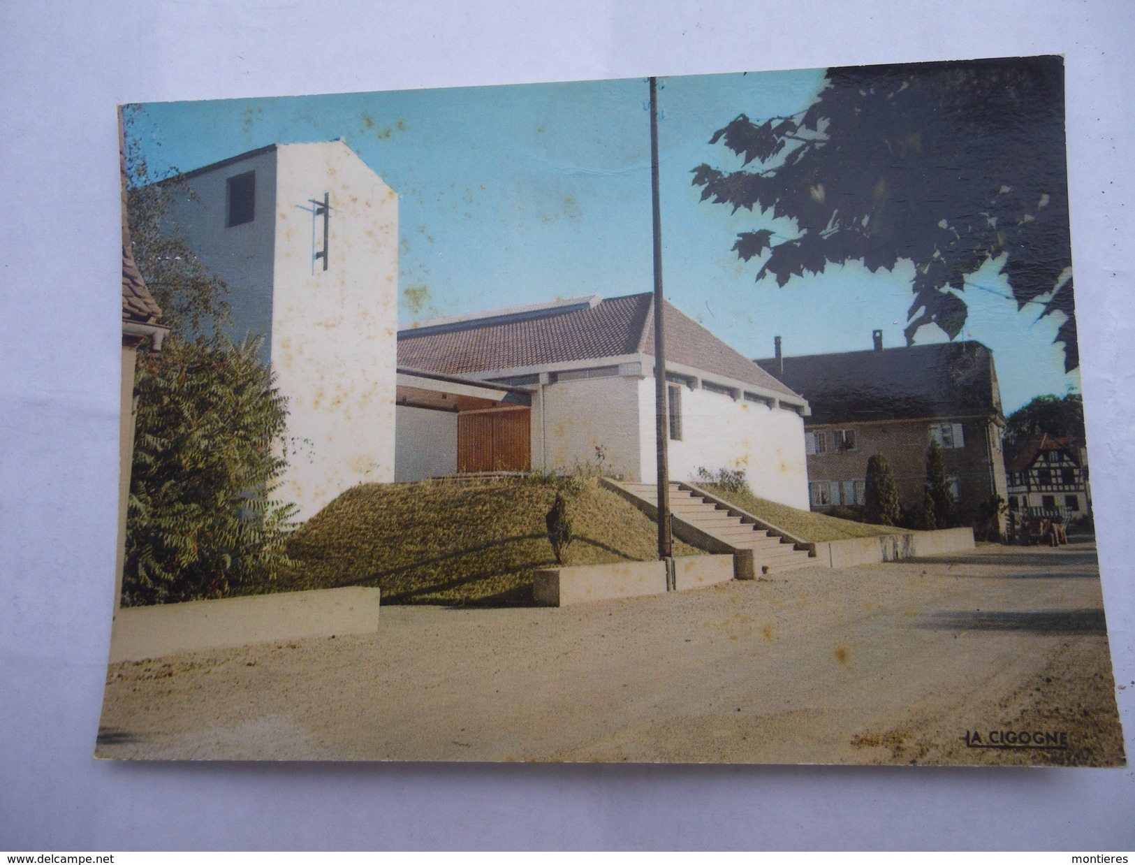 CPSM 67 - HANGENBIETEN L'EGLISE CATHOLIQUE - Molsheim