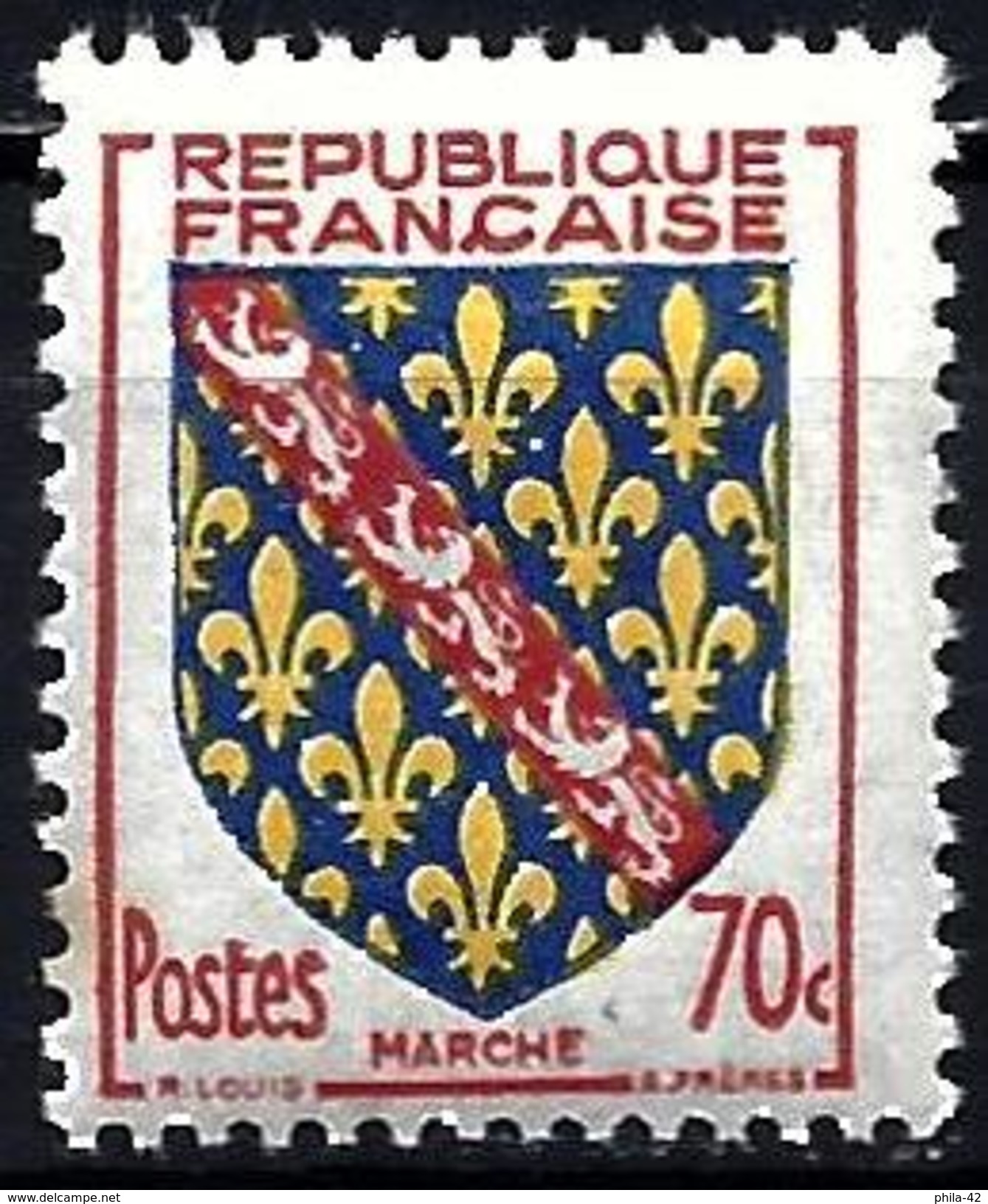 France 1955 - Coats Of Marche ( Mi 1073 - YT 1045 ) MNH** - Neufs