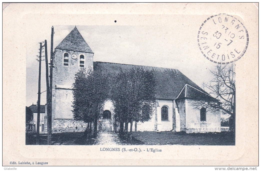 78 - Longnes -  L Eglise - Other & Unclassified