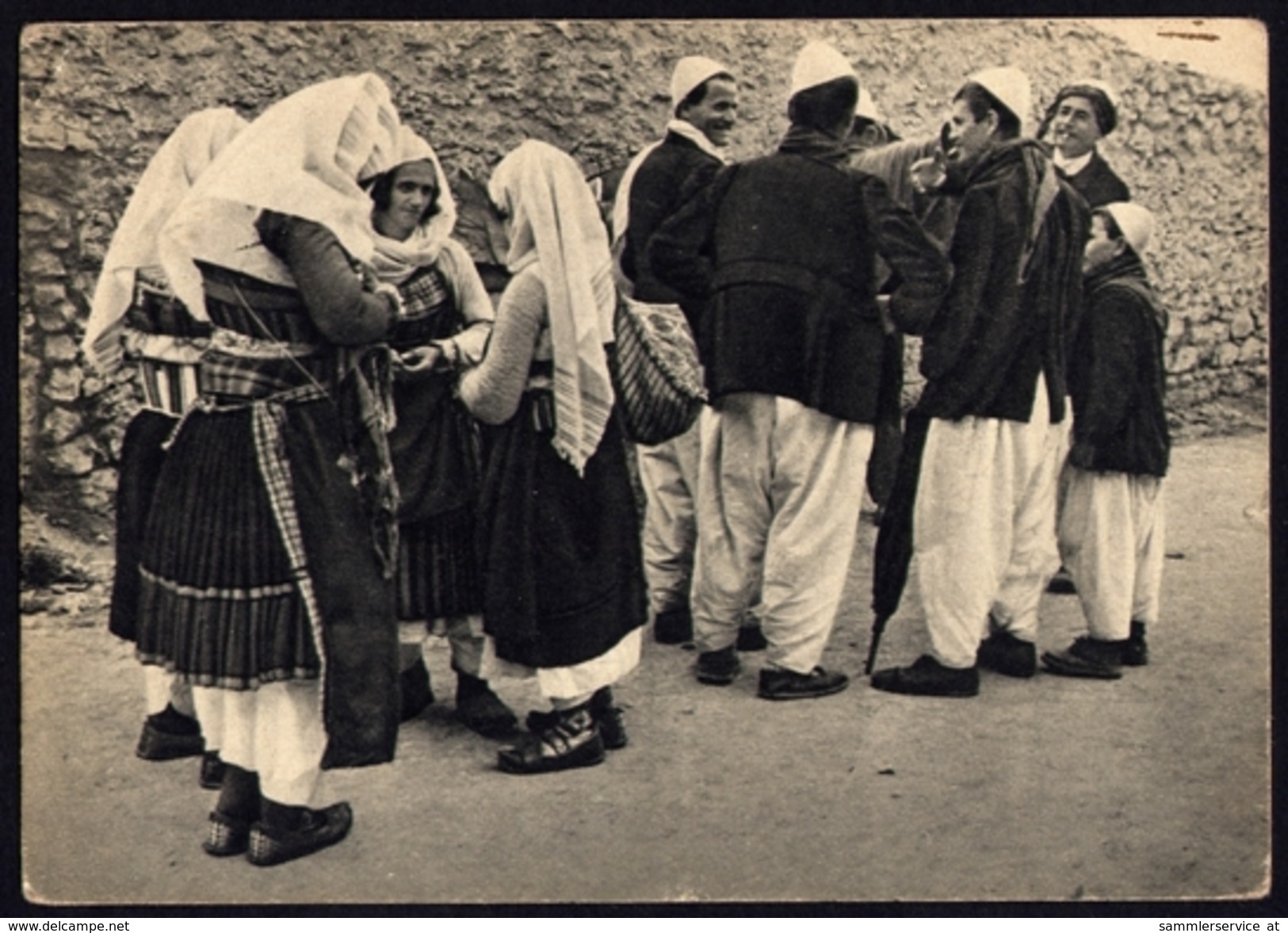 [000] Albanien / Albania, Skodër / Scutari, &ldquo;Kostume Të Zadrimës"  Um 1940 (gel. 1957), Edizioni DISTAPTUR (187) - Albanie