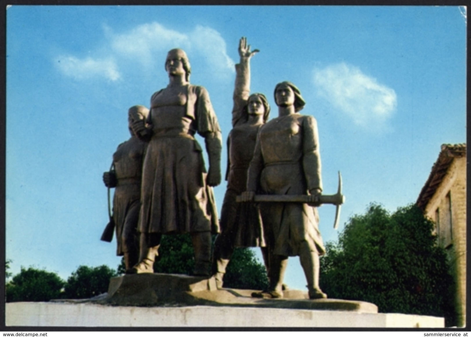 [000] Albanien / Albania, Rrëshen Monument Des Quatre Heroines, 1970/80, ALBTURIST (215) - Albanien