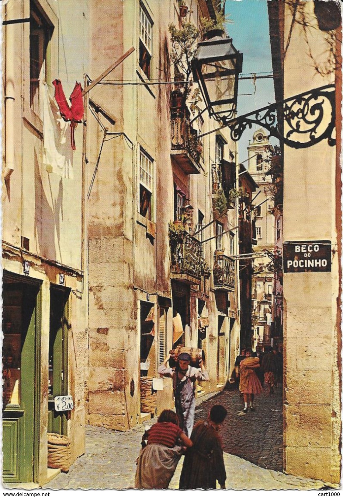 LISBOA O VELHO BAIRRO DE ALFAMA 1966 - Lisboa