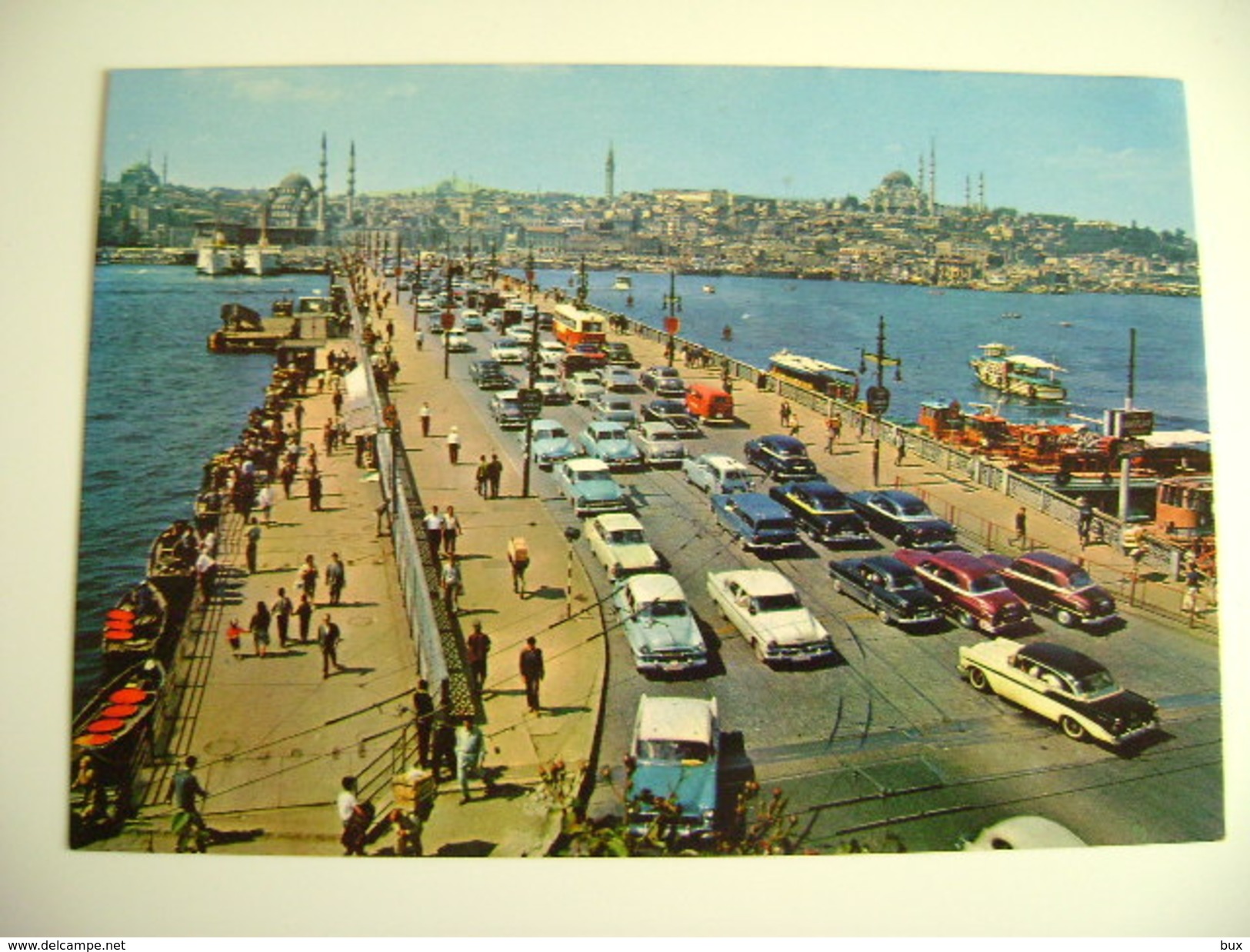 Istanbul  GALATA   BRIDGE    AUTO  CAR    Turkiye Turkey  TURCHIA   NON  VIAGGIATA  COME DA FOTO - Turchia