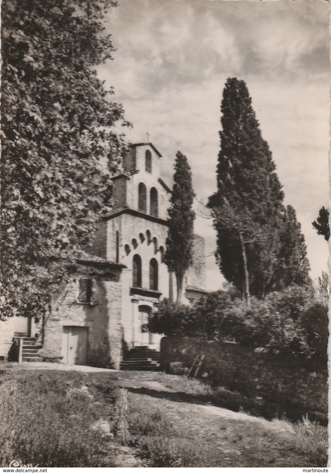 -CPSM - 07 - LARGENTIERE  - MONTREAL - L'église - 004 - Largentiere