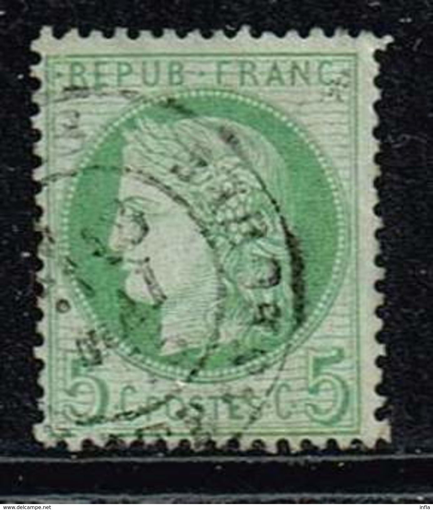 Frankreich 1871, Michel # 48 B O - 1870 Emission De Bordeaux