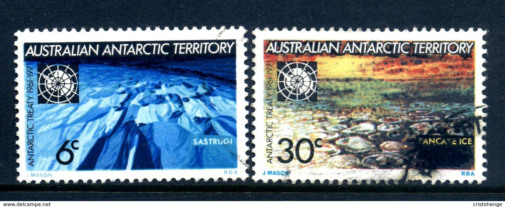 AAT - Australia 1971 Tenth Anniversary Of Antarctic Treaty Set Used - Used Stamps