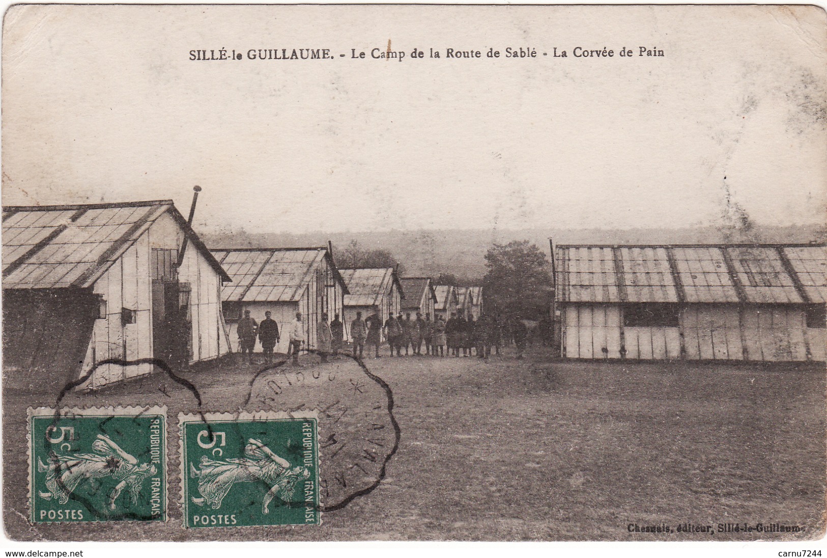 DP 72-031203-SILLE-LE-GUILLAUME-ECRITE-LE CAMP ROUTE DE SABLE-CORVE DE PAIN-REMIS E VENTE-DANS L'ETAT- - Sille Le Guillaume