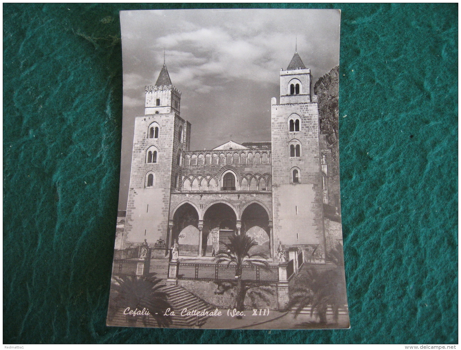 CARTOLINA  -   PALERMO CEFALU'  LA CATTEDRALE ANIMATA     B  1846 - Palermo