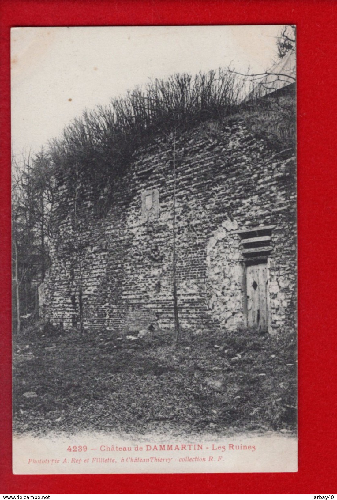 1 Cpa Carte Postale Ancienne - Chateau De Dammartin - Les Ruines - Autres & Non Classés