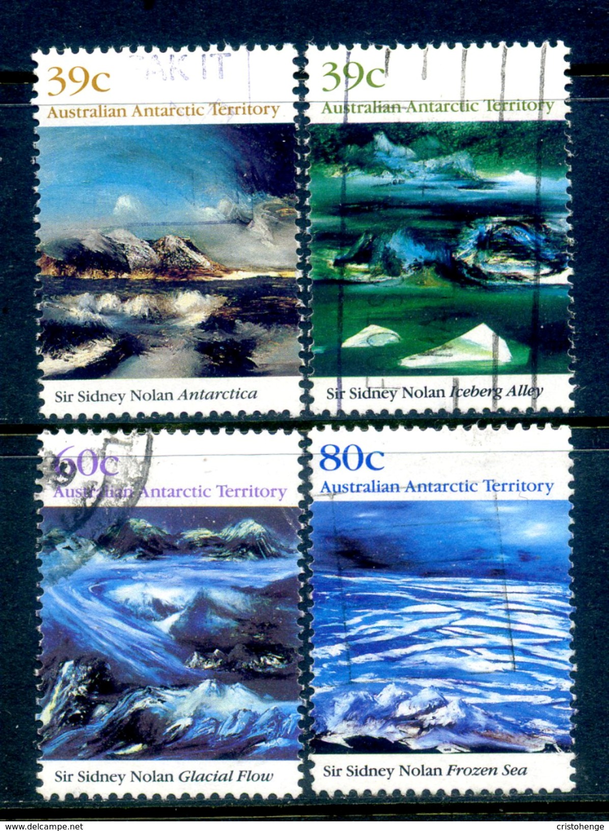 AAT - Australia 1989 Antarctic Landscape Paintings Set Used - Used Stamps